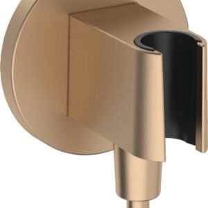 Шланговое подключение Hansgrohe FixFit S 26888140 шлифованная бронза