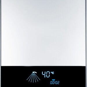 Проточный водонагреватель PrimoClima Aqua PC AQUA 8.5 (S) электрический, настенный, вертикальный, сухой ТЭН, серый