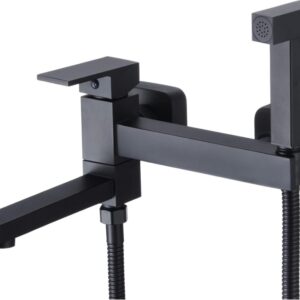 Гигиенический душ D-lin D181201-A черный, со смесителем, с держателем для душа