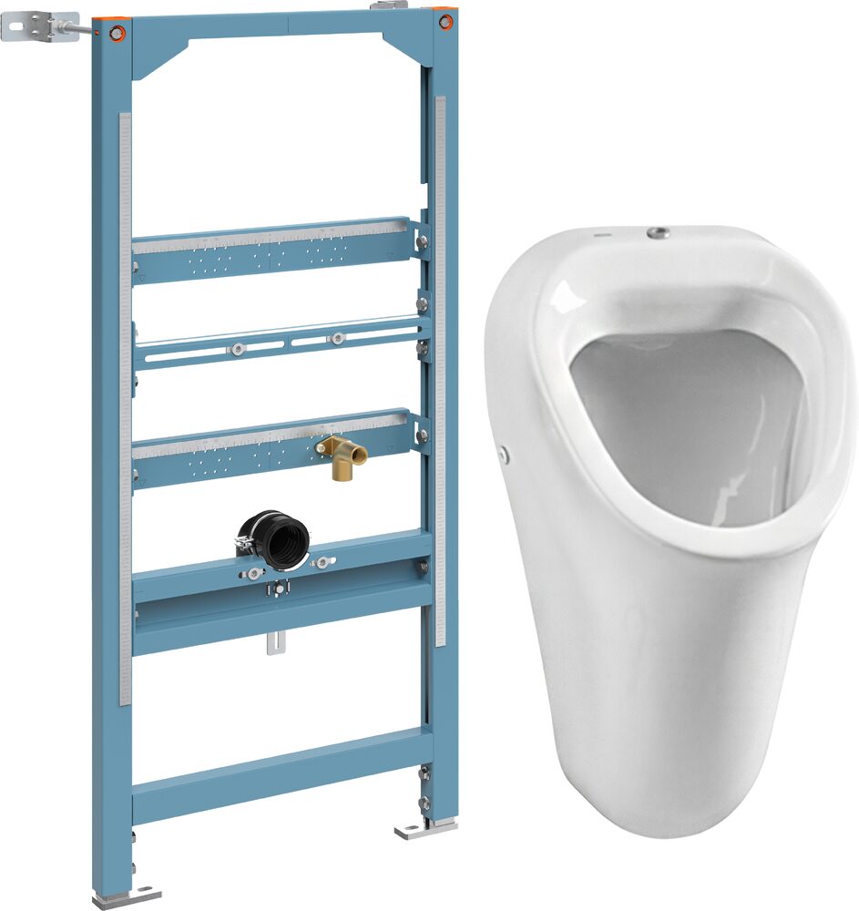 Комплект Инсталляция VitrA + Писсуар Аркитект (Arkitekt) 6202B003-0198 белый
