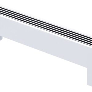 Конвектор водяной Royal Thermo Step 2 N LG 1000x130x230 мм, напольный, корпус белый, решетка алюминий, анодированный в натуральный цвет