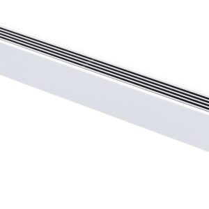 Конвектор водяной Royal Thermo Step 2 N LG 1600x130x230 мм, напольный, корпус белый, решетка алюминий, анодированный в натуральный цвет