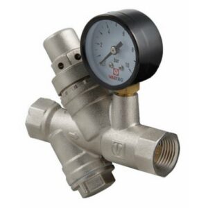 Подпиточный клапан 1/2’с фильтром мех.очистки и манометром (VT.515 N.04) VALTEC