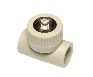 Тройник с металлической резьбой внутренней 32×3/4″ Wavin Ekoplastik STKI03225RCT (STKI03225X)